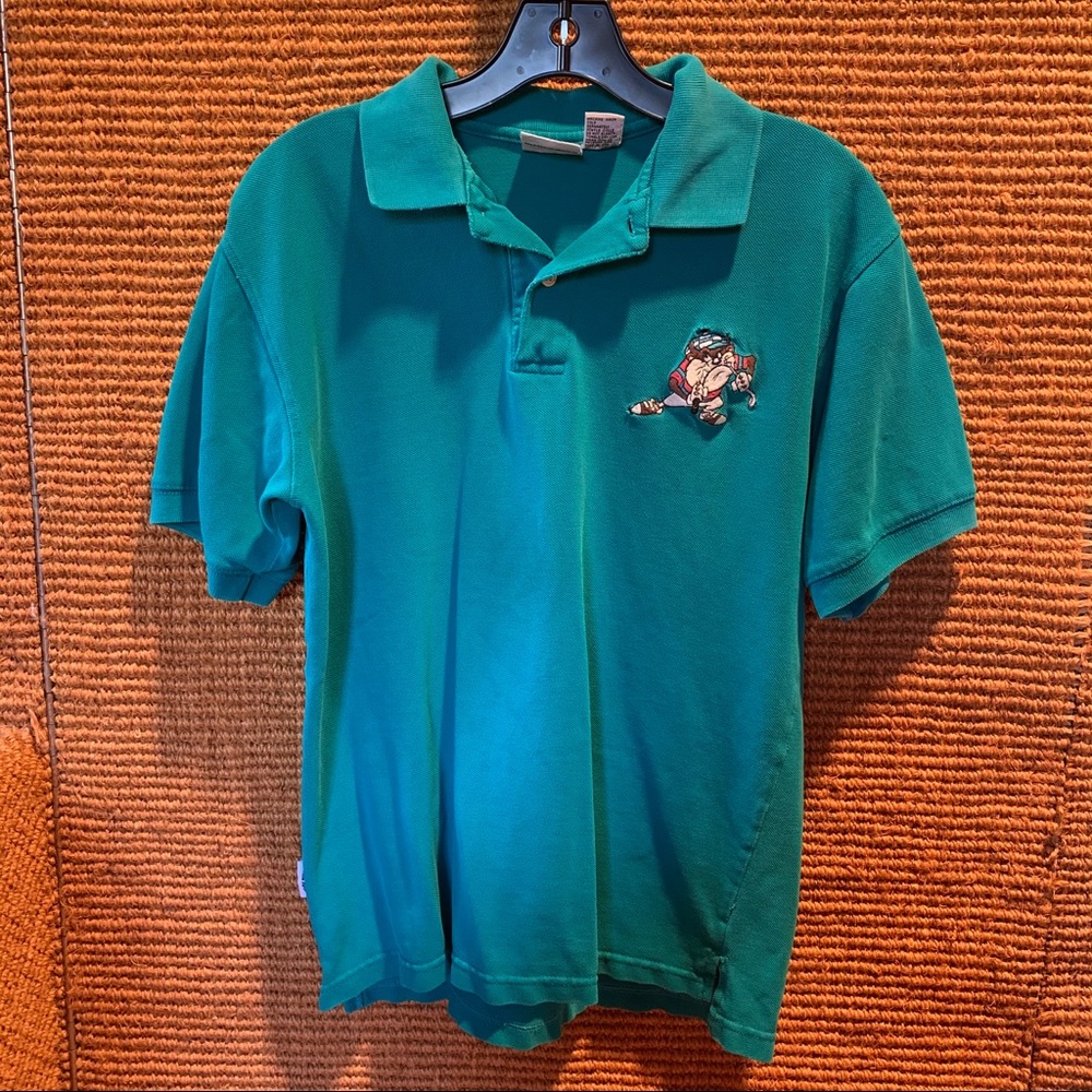 Vintage Looney Tunes Tasmanian Devil Golf Shirt